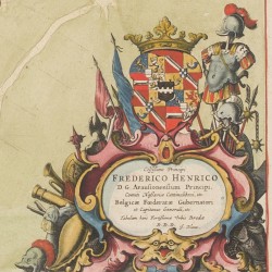 Jan Willemsz. Blaeu (Amsterdam 1598 – 1673 Amsterdam), Landkaart van Breda - Breda Obsessa et Expugnata (...) - 1649.