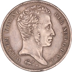 1 Gulden. Willem I. 1832. Prachtig +.