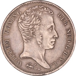 1 Gulden. Willem I. 1832. Prachtig +.