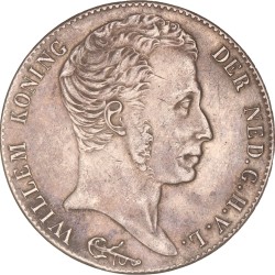 3 Gulden. Willem I. 1824 U. Prachtig.