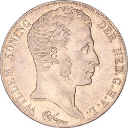 3 Gulden. Willem I. 1824 U. Zeer Fraai / Prachtig.