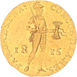 Gouden dukaat. Willem I. 1815. Prachtig -.