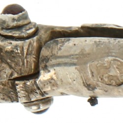 Luiertang zilver.