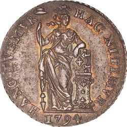 1 gulden -generaliteits-. Holland. 1794. Prachtig -.