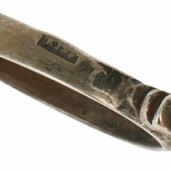 Luiertang zilver.