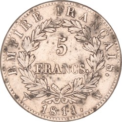 France. Empire. Napoleon. 5 Francs. 1811 W.