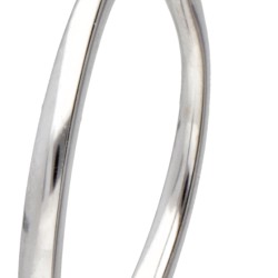 18 kt. Witgouden solitair ring bezet met ca. 0.18 ct. diamant.