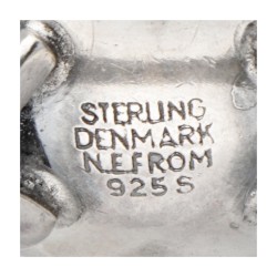 Sterling zilveren ring door Deense designer N.E. From.