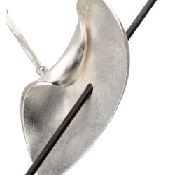 Sterling zilveren Fins design Lapponia collier met ebbenhout.