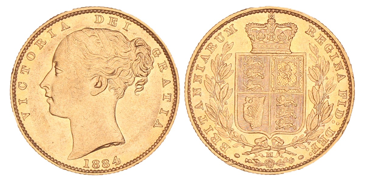 Australia. Victoria. Sovereign. 1884 M.