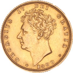 Great Britain. George IV. Sovereign. 1829.