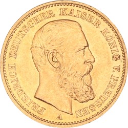 German states. Prussia. Friedrich III. 20 Mark. 1888 A.