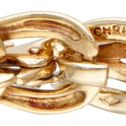 18 kt. Geelgouden Christofle schakelarmband.