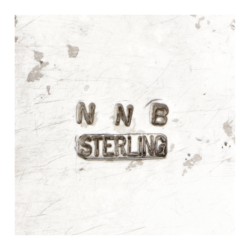 Sterling zilveren Native American gesp bezet met turkoois.