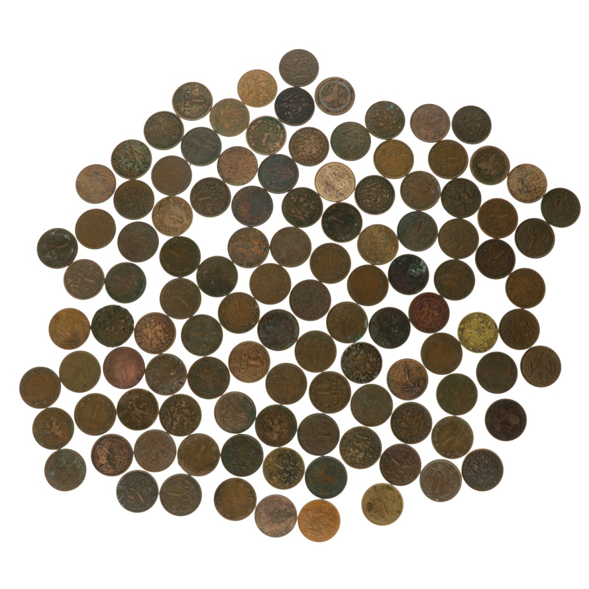 Lot (111) 1 Cent. 1877 - 1941. Gemiddeld Zeer Fraai.