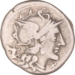 Roman republic. Caius Antestius. Denarius. N.D. (146 B.C.).