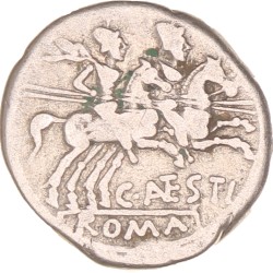 Roman republic. Caius Antestius. Denarius. N.D. (146 B.C.).