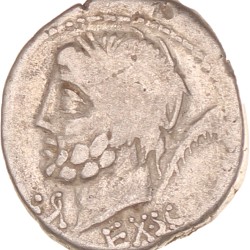 Roman republic. L. Memmius Galeria. Denarius. N.D. (87 BC).