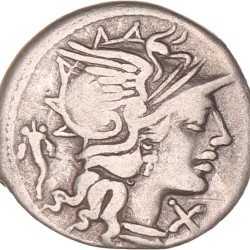 Roman republic. L. Cupiennus. Denarius. N.D. (147 BC).