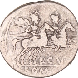 Roman republic. L. Cupiennus. Denarius. N.D. (147 BC).