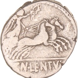 Roman republic. Cornelius Lentulus Marcellinus. Denarius. N.D. (87 BC).