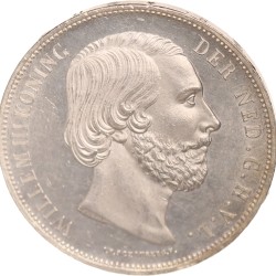 2½ Gulden. Willem III. 1874. FDC.
