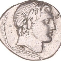 Roman republic. Anonymous (Gargonius, Ogulnius, Vergilius). Denarius. N.D. (86 BC).
