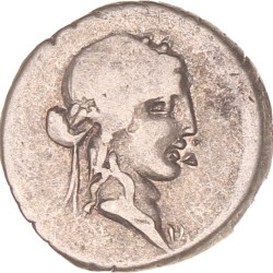 Roman republic. Q. Titius. Denarius. N.D. (90 BC).