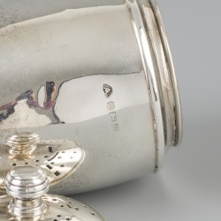 Strooibus zilver.