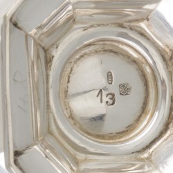 Strooibus zilver.