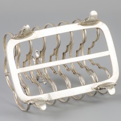 Toastrek zilver.