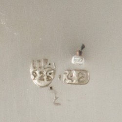 Siermand zilver.