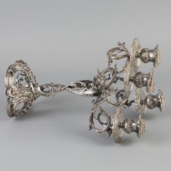 Kandelaar zilver.
