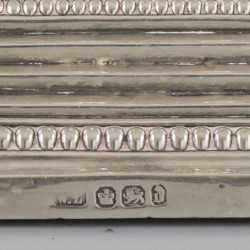 2-delige set tafelkandelaren zilver.