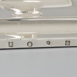Kandelaar zilver.