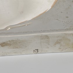 Kandelaar zilver.