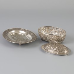 Botervloot  (Chinees export) zilver.