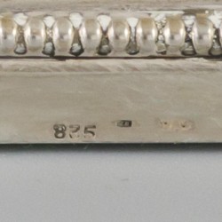Kandelaar zilver.