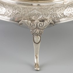 Boterschaal zilver.