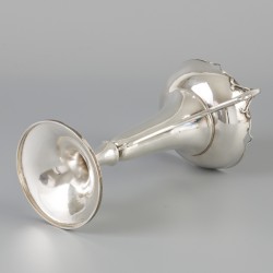 Bloemenvaas zilver.