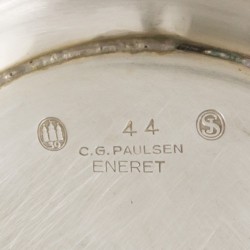 Bokaalvaas (Kopenhagen, Denemarken, C.G. Paulsen 1939) zilver.