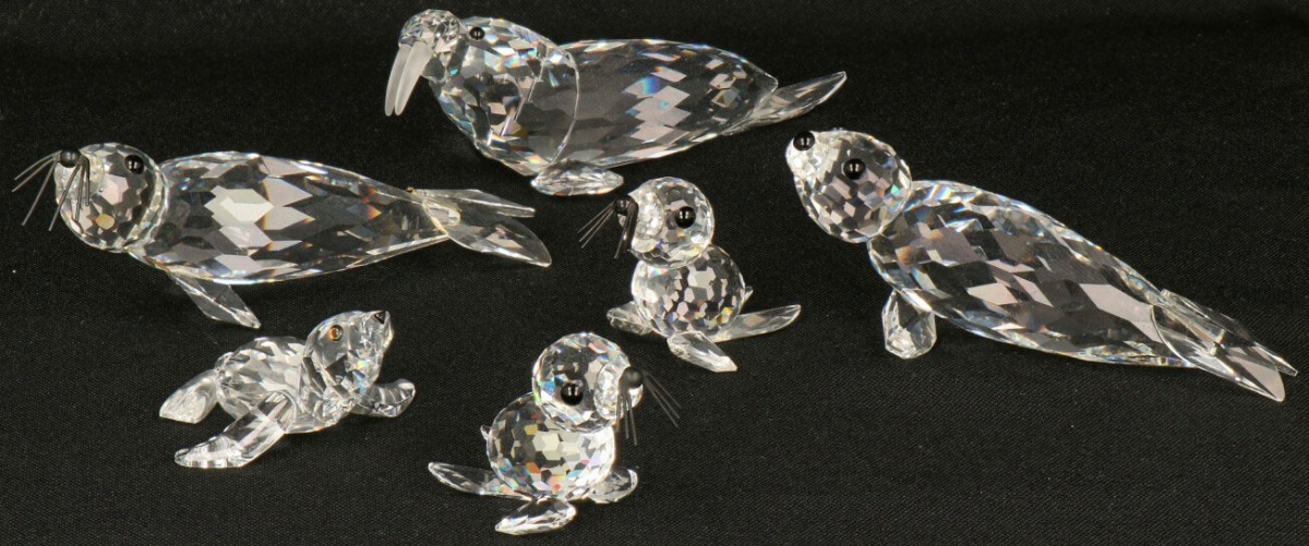 (6) delig lot Swarovski miniaturen