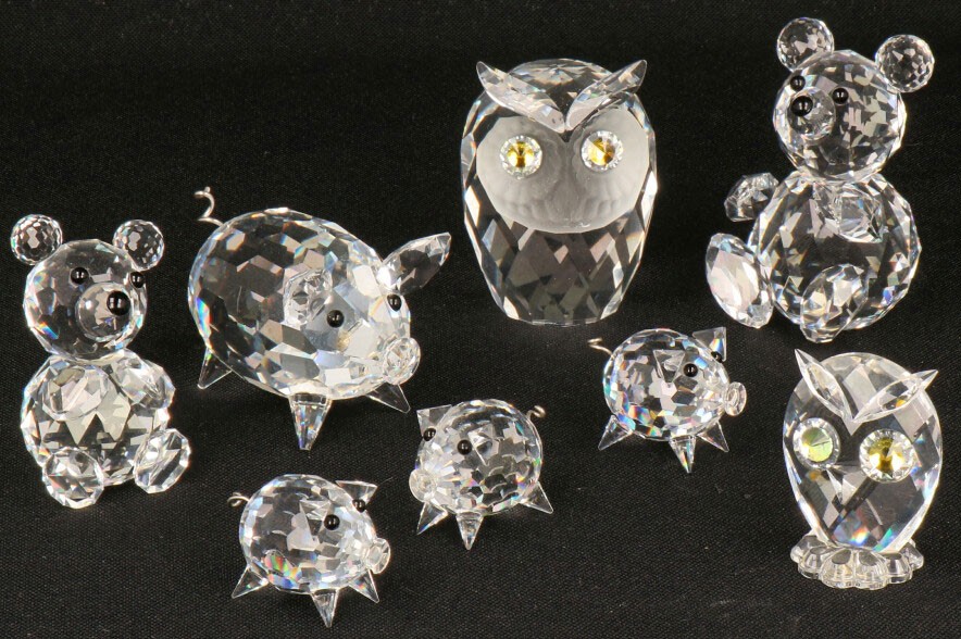 (8) delig lot Swarovski miniaturen