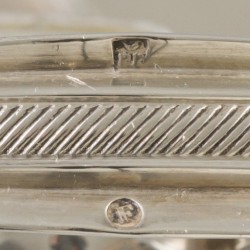 Cruet Stand (Amsterdam, Pieter Gerard Petersen 1816-1846) zilver.