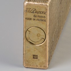 S.T. Dupont tafelaansteker verguld.