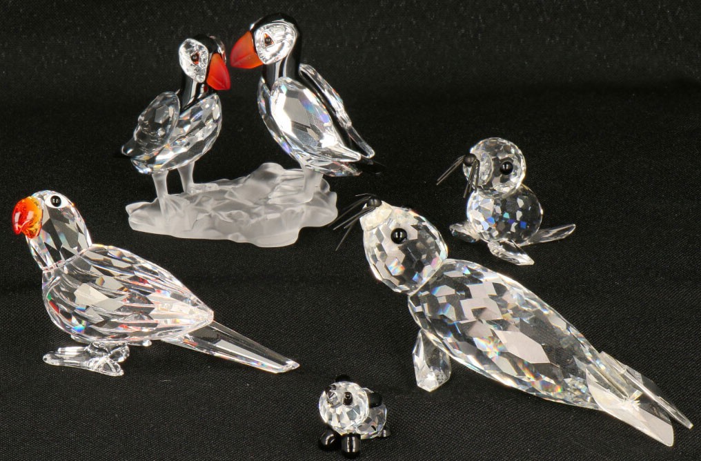 (5) delig lot Swarovski miniaturen