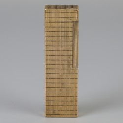 S.T. Dupont tafelaansteker verguld.
