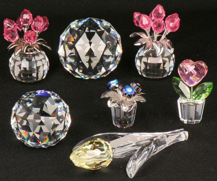 (7) delig lot Swarovski miniaturen