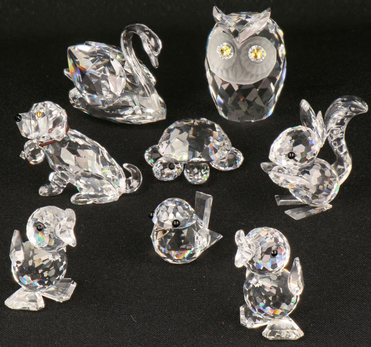 (8) delig lot Swarovski miniaturen