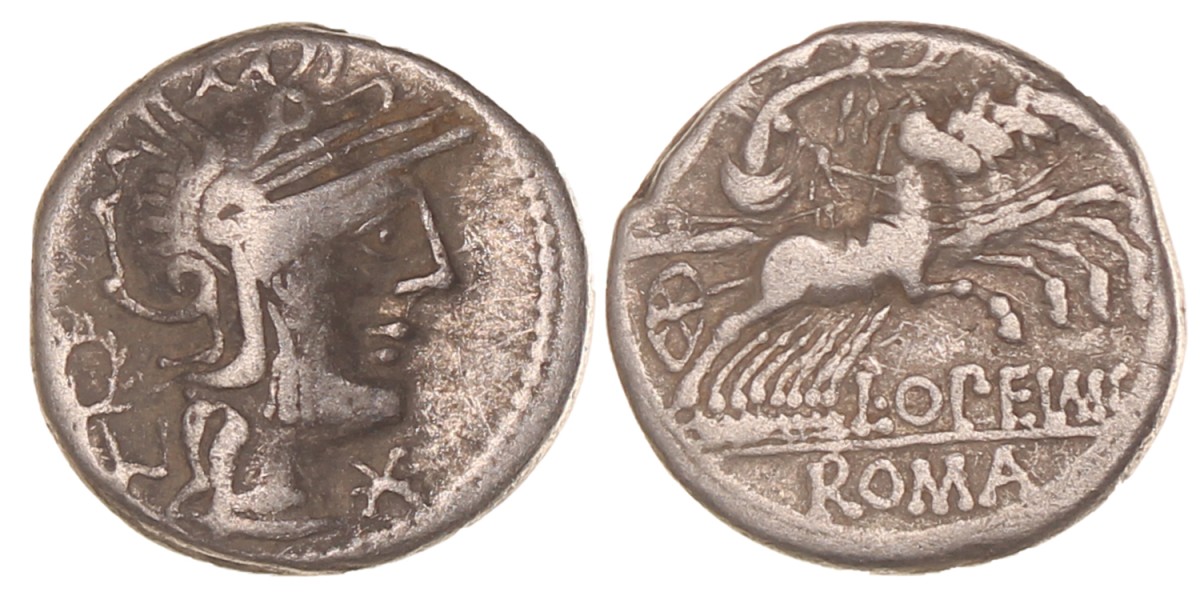 Roman republic. M. Opimius. Denarius. N.D. (131 BC).